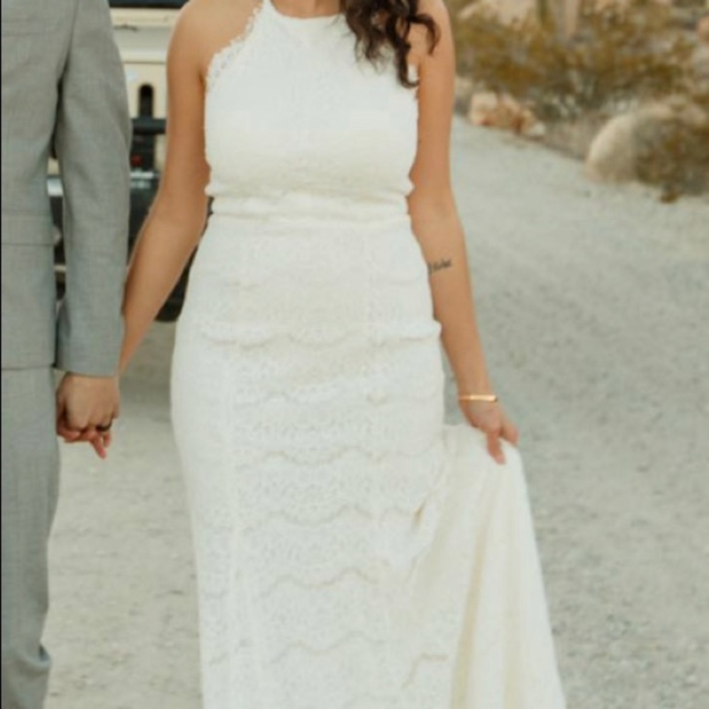 CREAM MAXI DRESS - WEDDING DRESS